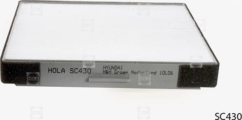 Hola SC430 - Фильтр воздуха в салоне autodnr.net
