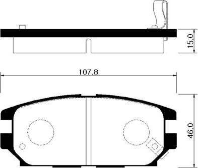 Blue Print ADC44233 - Гальмівні колодки, дискові гальма autocars.com.ua