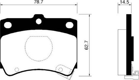 Textar TX0348 - Гальмівні колодки, дискові гальма autocars.com.ua