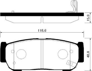 HSB Gold HP1026 - Гальмівні колодки, дискові гальма autocars.com.ua