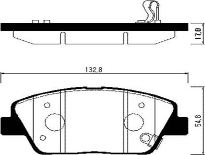 HSB Gold HP1044 - Гальмівні колодки, дискові гальма autocars.com.ua