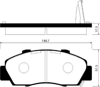 Valeo 597130 - Гальмівні колодки, дискові гальма autocars.com.ua