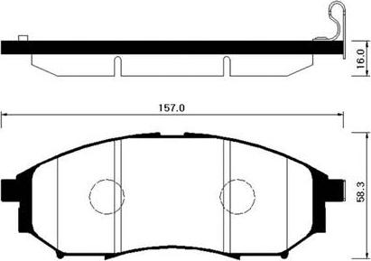 HSB Gold HP3008 - Гальмівні колодки, дискові гальма autocars.com.ua