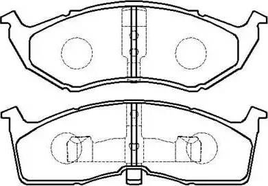 Austin 5011743AA - Гальмівні колодки, дискові гальма autocars.com.ua