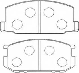 VEMA 832300 - Тормозные колодки, дисковые, комплект avtokuzovplus.com.ua