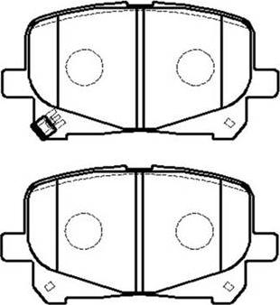 Japanparts JPA-270AF - Гальмівні колодки, дискові гальма autocars.com.ua