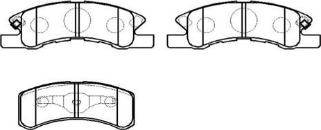 Allied Nippon ADB32249 - Тормозные колодки, дисковые, комплект autodnr.net