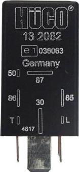 HÜCO 132062 - Реле, система розжарювання autocars.com.ua