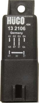 HÜCO 132106 - Реле, система розжарювання autocars.com.ua