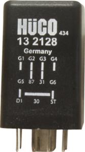 HÜCO 132128 - Реле, система розжарювання autocars.com.ua