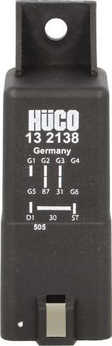 HÜCO 132138 - Реле, система розжарювання autocars.com.ua