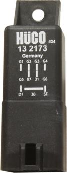 HÜCO 132173 - Реле, система розжарювання autocars.com.ua