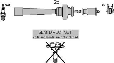 HÜCO 134613 - Комплект проводів запалювання autocars.com.ua