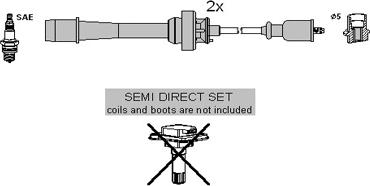 HÜCO 134954 - Комплект проводів запалювання autocars.com.ua