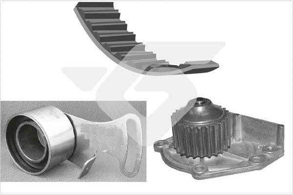 Hutchinson KH 126WP16 - Водяной насос + комплект зубчатого ремня autodnr.net