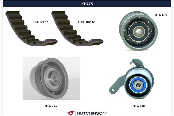 Hutchinson KH 475 - Комплект ременя ГРМ autocars.com.ua