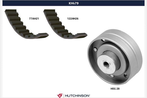 Hutchinson KH 479 - Комплект ременя ГРМ autocars.com.ua