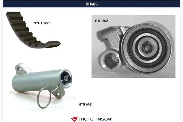Hutchinson KH 486 - Комплект ременя ГРМ autocars.com.ua