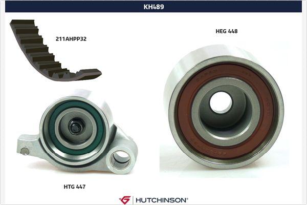 Hutchinson KH 489 - Комплект ремня ГРМ avtokuzovplus.com.ua