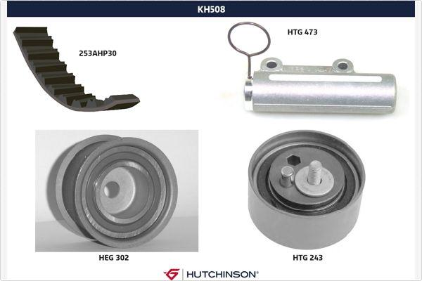 Hutchinson KH 508 - Комплект ремня ГРМ avtokuzovplus.com.ua