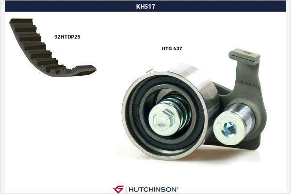 Hutchinson KH 517 - Комплект ременя ГРМ autocars.com.ua