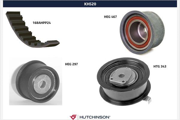 Hutchinson KH 520 - Комплект ремня ГРМ autodnr.net