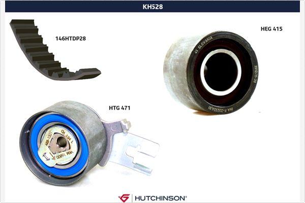 Hutchinson KH 528 - Комплект ременя ГРМ autocars.com.ua