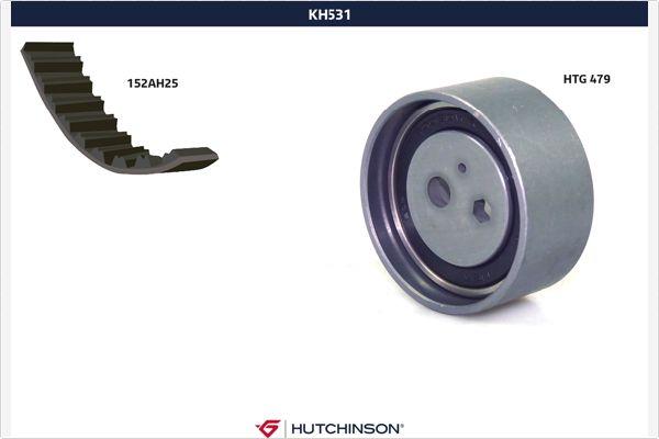 Hutchinson KH 531 - Комплект ременя ГРМ autocars.com.ua