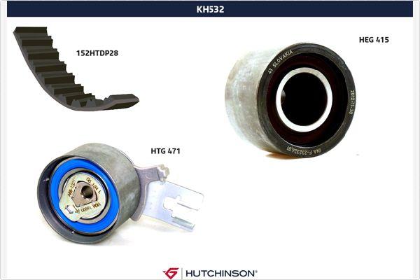 Hutchinson KH 532 - Комплект ремня ГРМ avtokuzovplus.com.ua