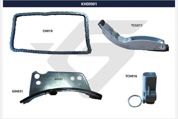 Hutchinson KHDJ 001 - Комплект ланцюга приводу распредвала autocars.com.ua