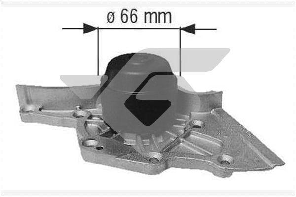 Hutchinson WP350 - Водяний насос autocars.com.ua