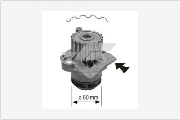 Hutchinson WP58 - Водяной насос autodnr.net