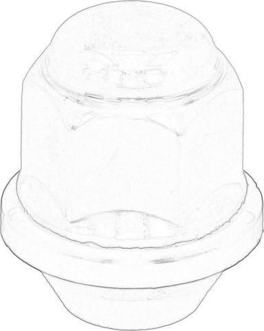 KIA-HYUNDAI 0K9A237160 - Гайка кріплення колеса autocars.com.ua