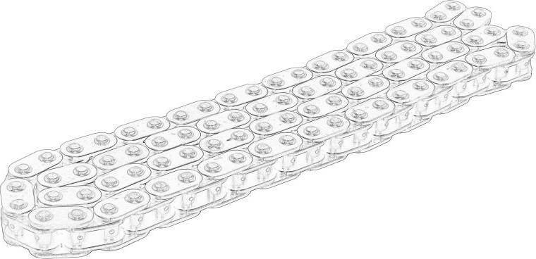 KIA-HYUNDAI 24351-2A001 - Комплект ланцюга приводу распредвала autocars.com.ua