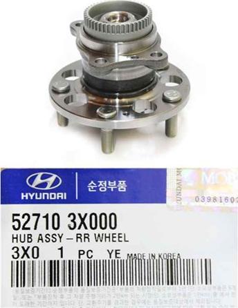 Hyundai 52710-3X000 - Комплект підшипника маточини колеса autocars.com.ua