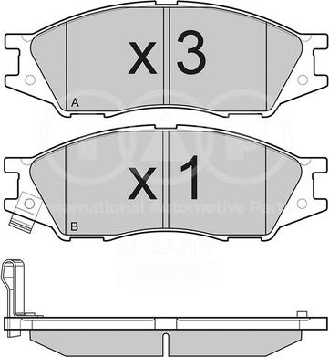 Woking D11938311 - Гальмівні колодки, дискові гальма autocars.com.ua