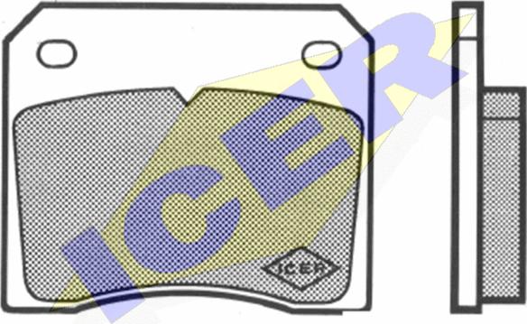 Icer 180042 - Тормозные колодки, дисковые, комплект autodnr.net