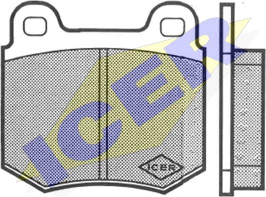 Icer 180213 - Тормозные колодки, дисковые, комплект autodnr.net