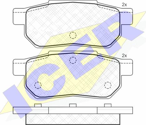 FTE BL2390A1 - Тормозные колодки, дисковые, комплект avtokuzovplus.com.ua