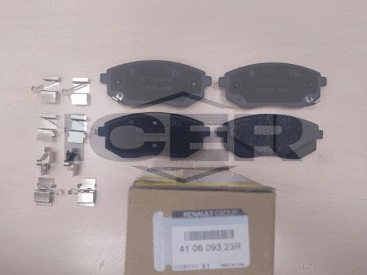 Icer 182449 - Гальмівні колодки, дискові гальма autocars.com.ua