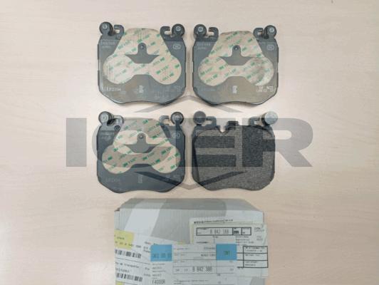 Icer 182530 - Гальмівні колодки, дискові гальма autocars.com.ua