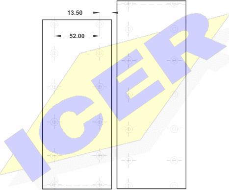 Icer 21 5742 00 - Комплект гальмівних черевиків, барабанні гальма autocars.com.ua