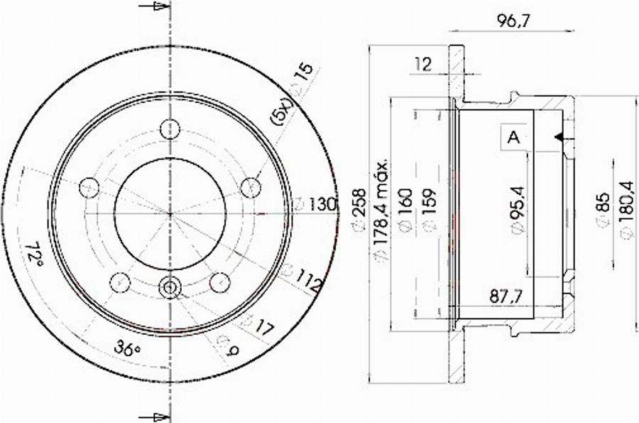 Icer 78BD0184 - Тормозной диск avtokuzovplus.com.ua