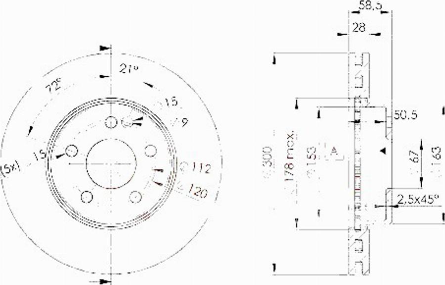 Icer 78BD0415 - Гальмівний диск autocars.com.ua