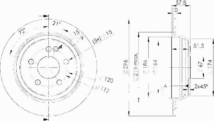 Icer 78BD0416 - Гальмівний диск autocars.com.ua