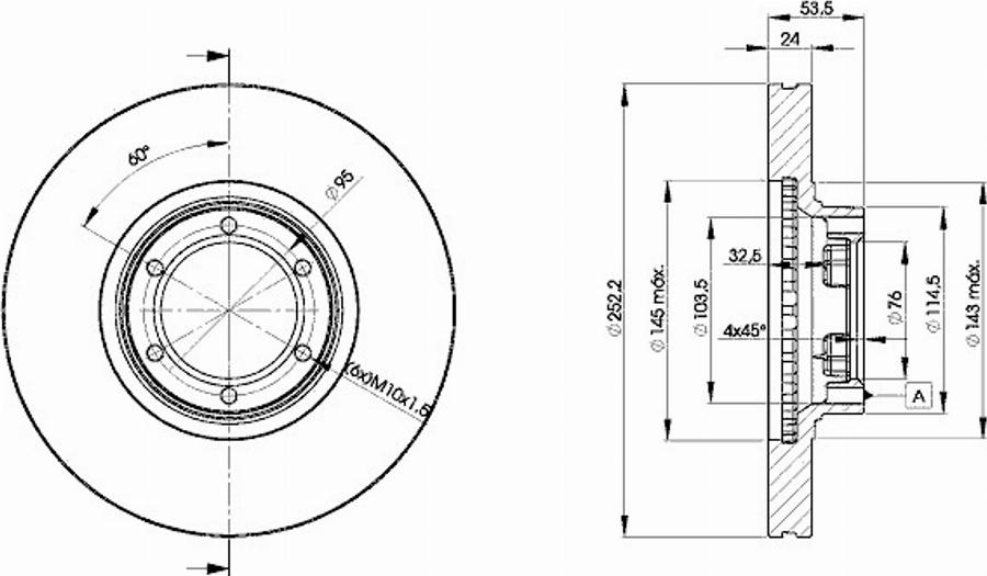 Icer 78BD1367 - Тормозной диск autodnr.net