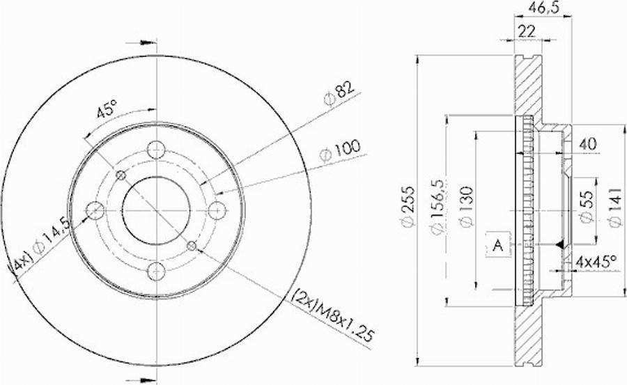 Icer 78BD2038 - Тормозной диск avtokuzovplus.com.ua