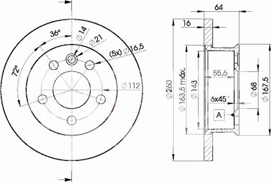 Icer 78BD3013 - Тормозной диск autodnr.net