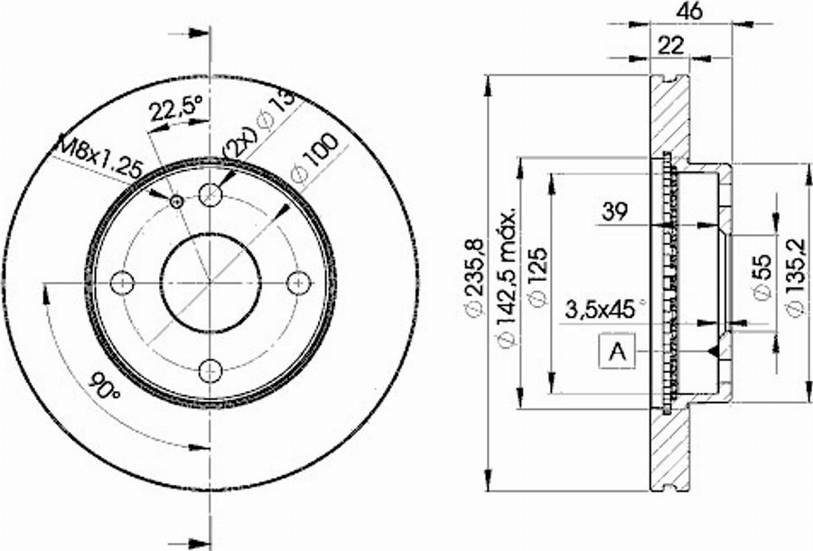 Icer 78BD3265 - Тормозной диск avtokuzovplus.com.ua