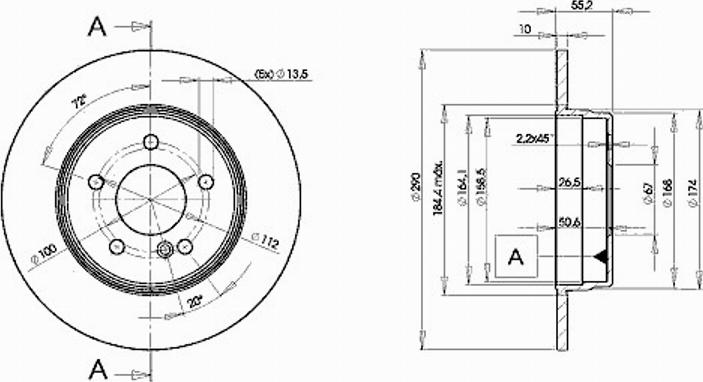 Icer 78BD3412 - Тормозной диск avtokuzovplus.com.ua